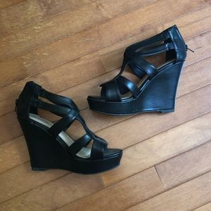 Black Wedges size 7.5